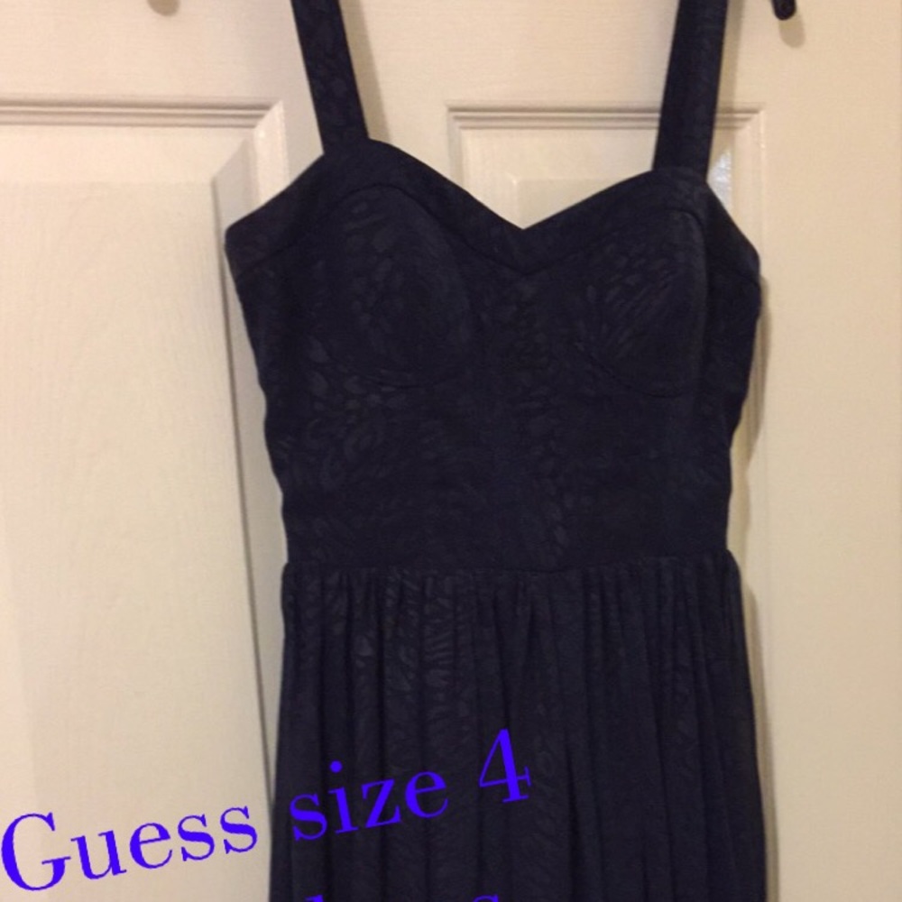 Guess blue dress